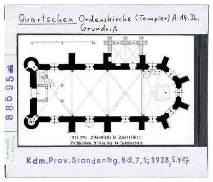 Vorschaubild Quartschen (Chwarszany): Templerkirche 